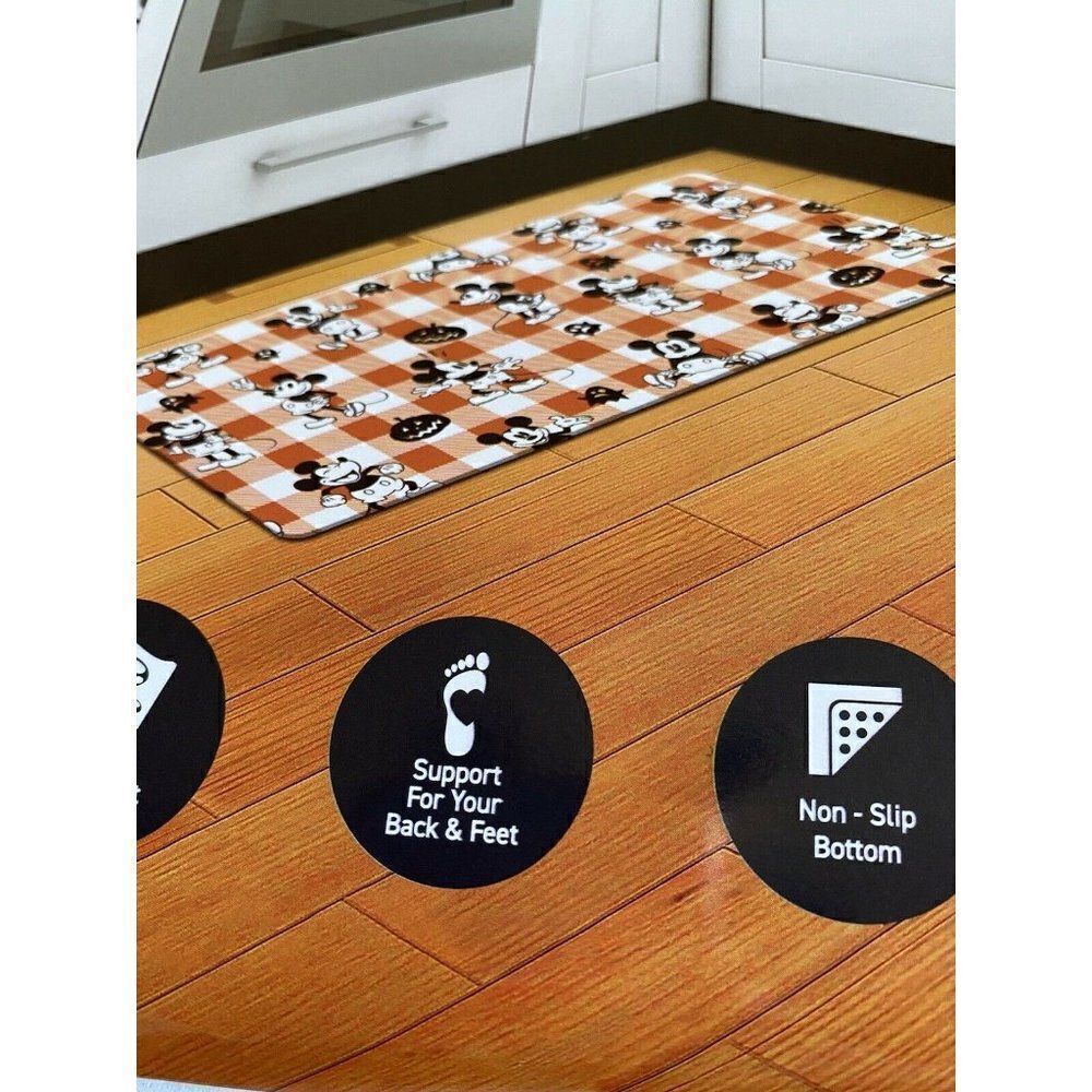 Disney Mickey Mouse Anti Fatigue Kitchen Mat Fall - Picture 4 of 9